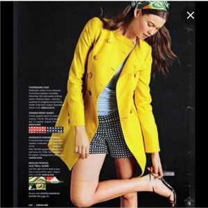 INC international concepts jacket and coat in one zippers mustard yellow new